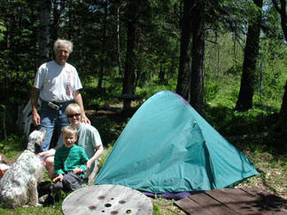 Tent Camping at Snowflake